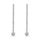 Bassali Earrings 14K White Gold Diamond Dangle Earrings